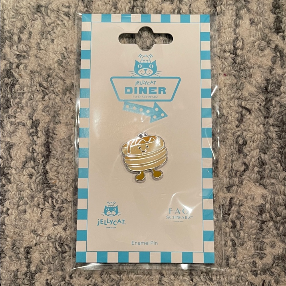 Jellycat Diner Enamel Pin - Amuseables Fran Pancakes